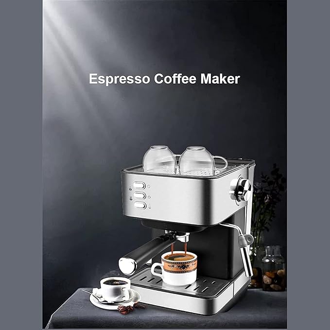 Máquina de Espresso con Espumador de Leche, 850W, Tanque 1.6L miniatura 3