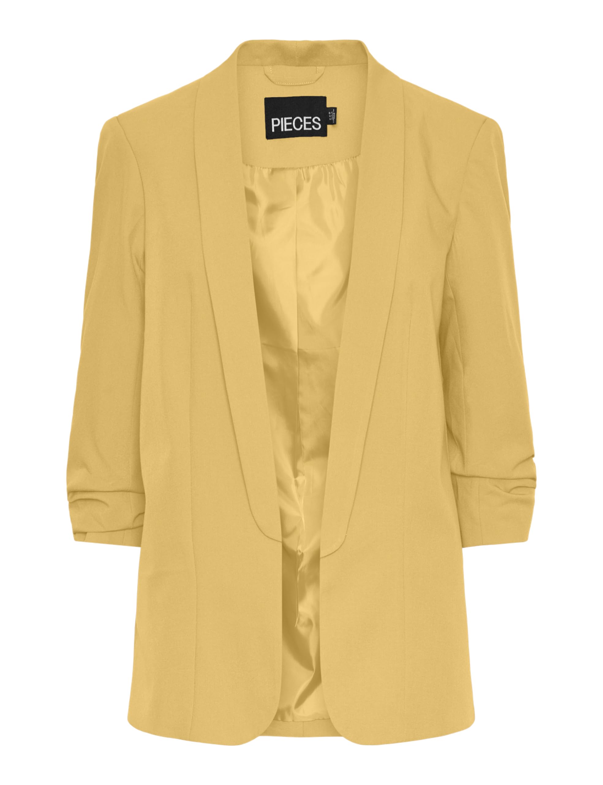 PIECES Damen Pcboss Noos 3/4 Blazer, Cornsilk ,XL