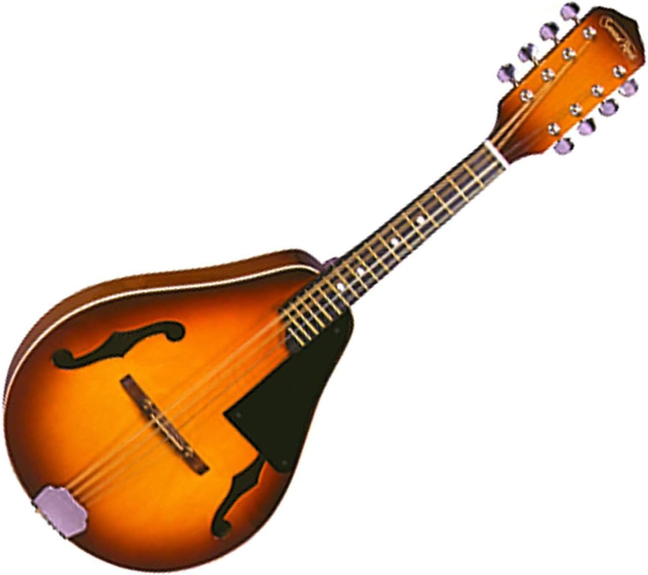 Deep Arch-Top, 8-String A-Style Mandolin with Chrome Machine Heads, Right Handed (MAND22)
