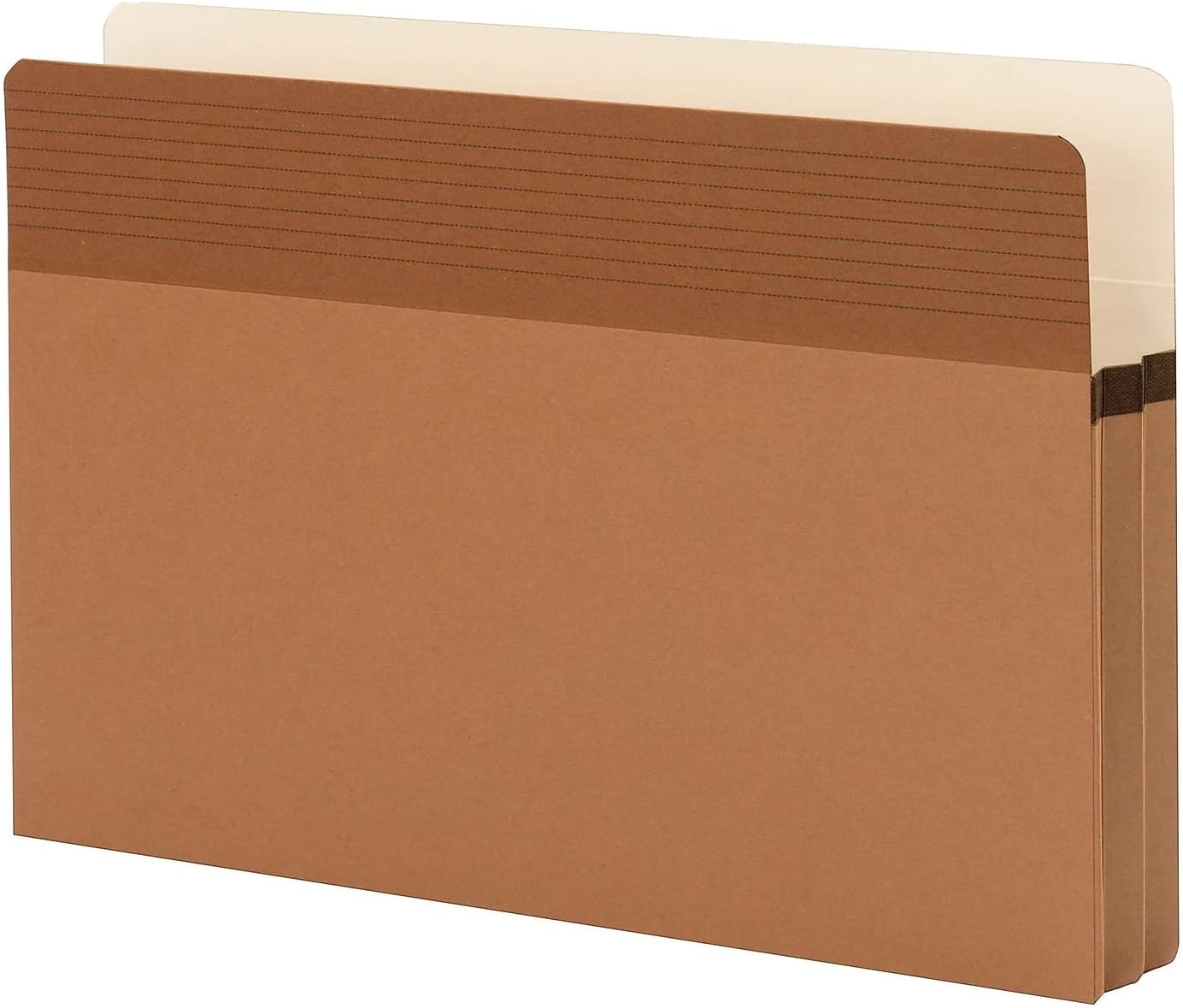 Smead Easy Grip® File Pocket, Straight-Cut Tab, 1-3/4" Expansion, Legal Size, Redrope, 25 per Box (73213)