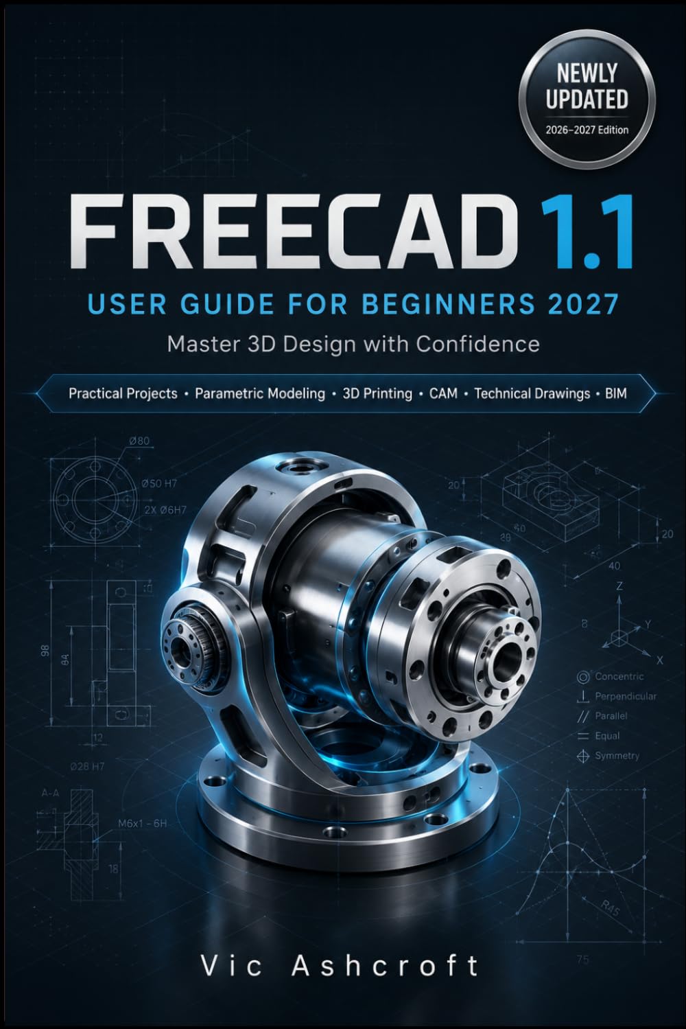 FREECAD 1.1 USER GUIDE FOR BEGINNERS 2027: Master 3D Design with Confidence