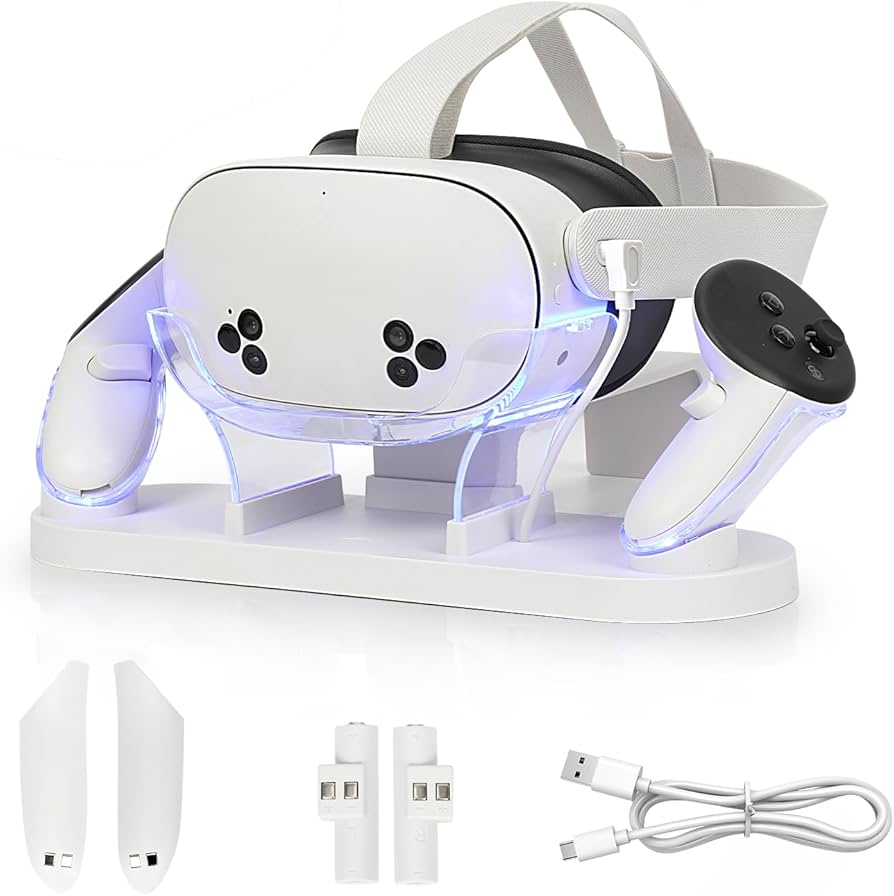 Amazon | YipuVR Q3/3S用充電ドック、Q3/3S用LEDインジケーター付き Amazon | YipuVR Q3/3S用充電ドック、Q3/3S用LEDインジケーター付き