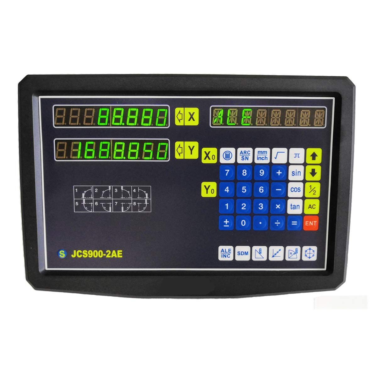 2/3 Axis Digital Readout and TTL Precision Linear Glass Scale DRO Encoder for Milling Lathe. Note:Display&Scales Sold Separately,Pls Select The Size Options! (2 Axis Digital Readout Display ONLY)