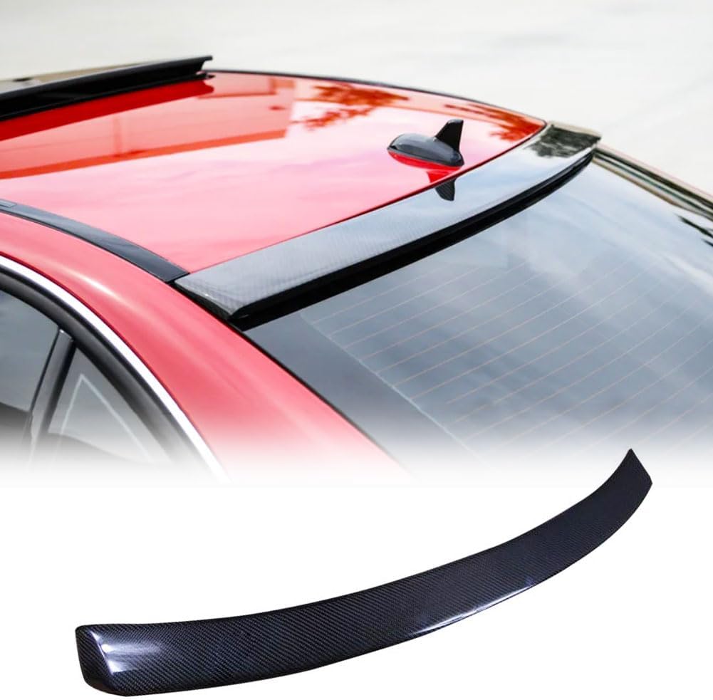 MCARCAR KIT Rear Spoiler fits for Mercedes Benz C Class W204 Sedan 2007-2014Carbon Fiber C180 C200 C230 C250 C280 C300 C350 C63 AMG Auto Roof Window Top Wing Lip Factory Outlet