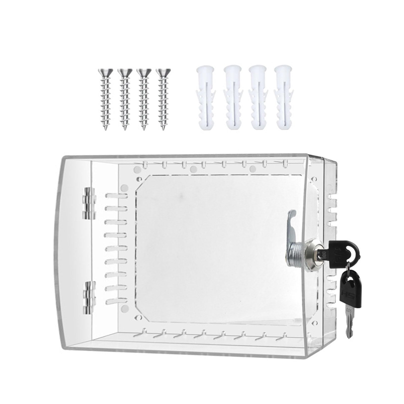 Thermostat Cover Replacement Universal Clear Box with Guard for Protection with Durable Clear