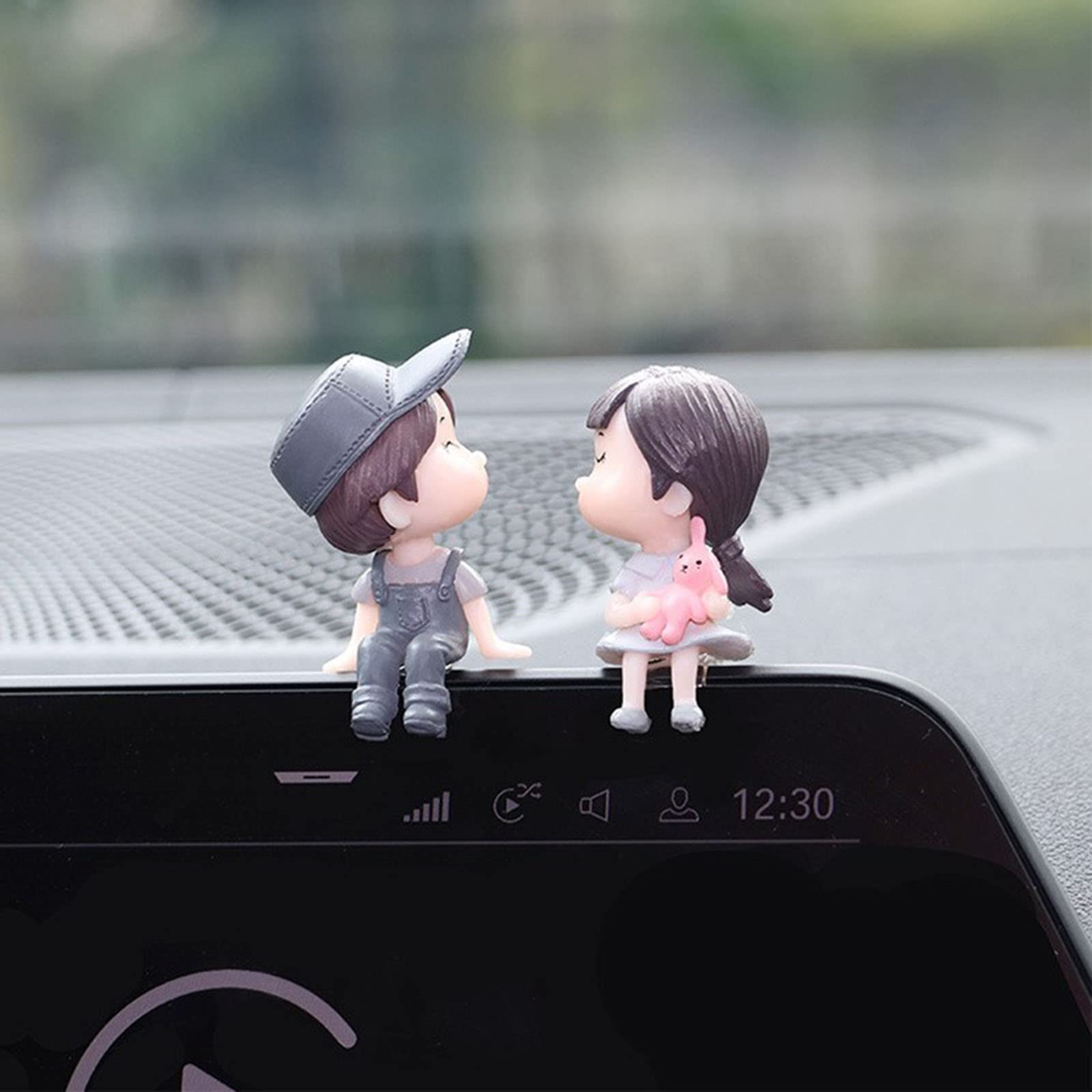 Dashboard Decorations,Car Decorations,Car Ornaments for Dashboard,Car Decorations for Women,Cute Dashboard Car Accessories,Suitable for Car Decoration, Home Decoration(Blue/Grey)