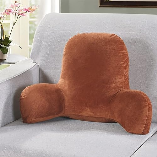 Miniatura 7 de Almohada de lectura estándar, cojín de respaldo para adultos con almohada de brazos para sentarse en la cama, leer, jugar, ver la televisión,