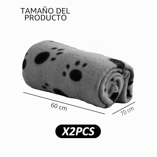Foto 2 de 6 de MEMOFYND 2 mantas para mascotas, lindas mantas para mascotas, manta estampada para mascotas