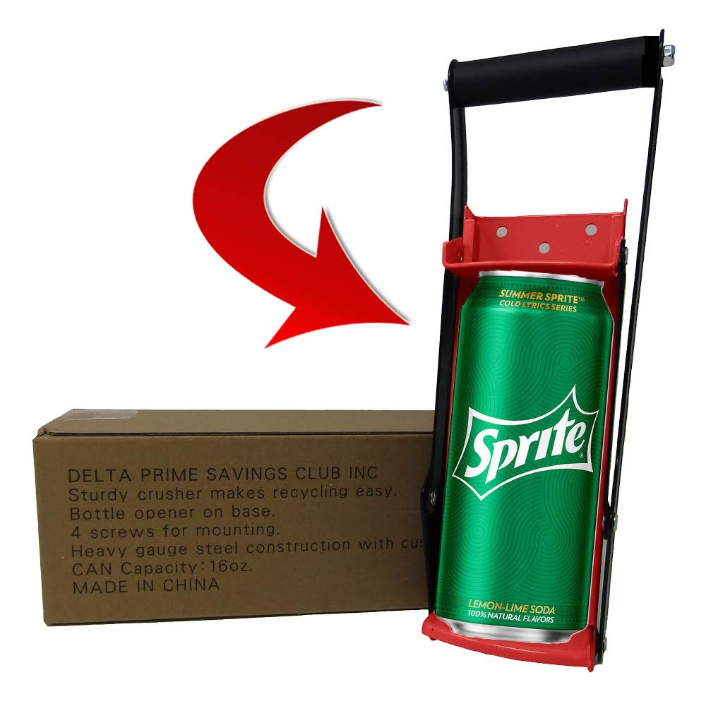 Buy Delta Prime Can Crusher Space Saving Can Crusher for Recycling