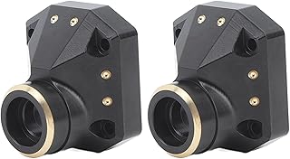 Fantastic and Durable Front Rear Gate Axle Cover Improve Balance Rust Resistant Brass RC Car Differential Cover for Capra Gate Axles