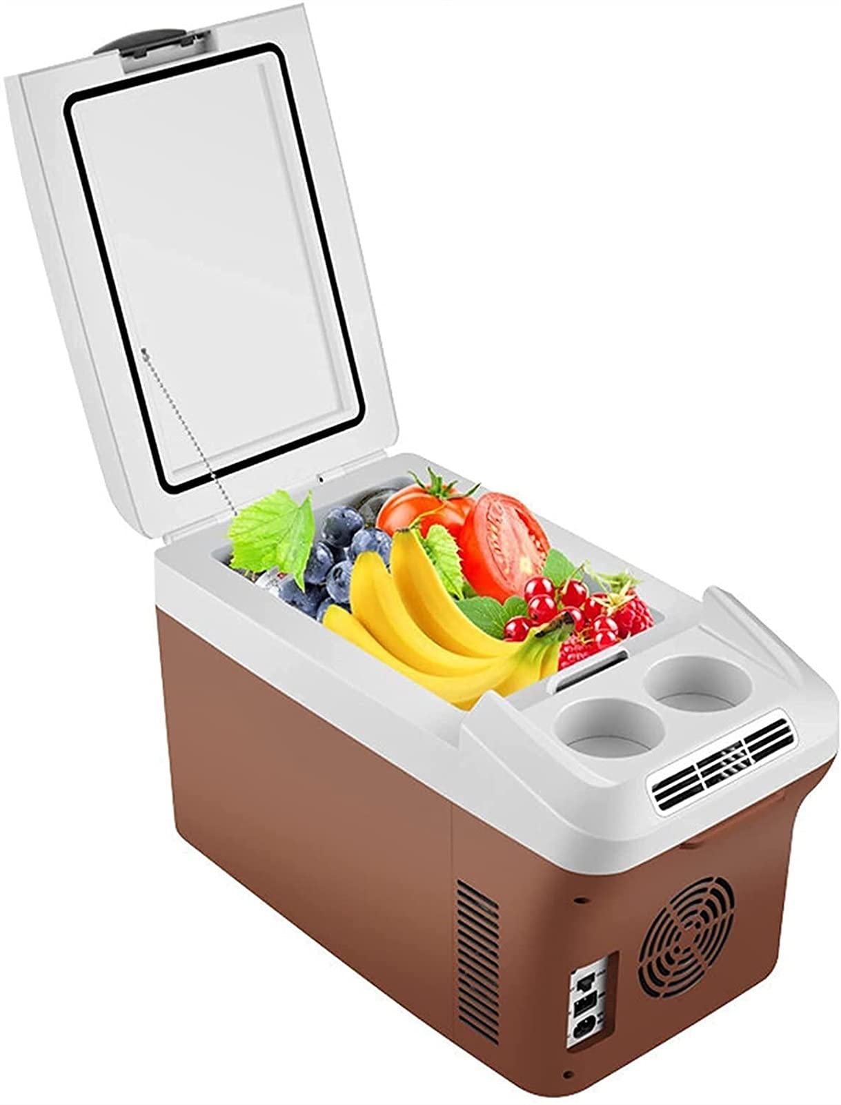 Fridge,Car Refrigerator Car Fridge Portable,Portable Compressor Cooler and Freezer, 15 Litre Small Fridge Freezer Car Refrigerator, for Bedroom, Home, Caravan, Car