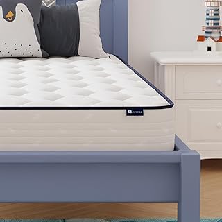 Avenco 8 Inch Twin Mattress, Foam and Spring Hybrid Mattresses in a Box, Medium Soft, Breathable Fabric & Adaptive Suppor...