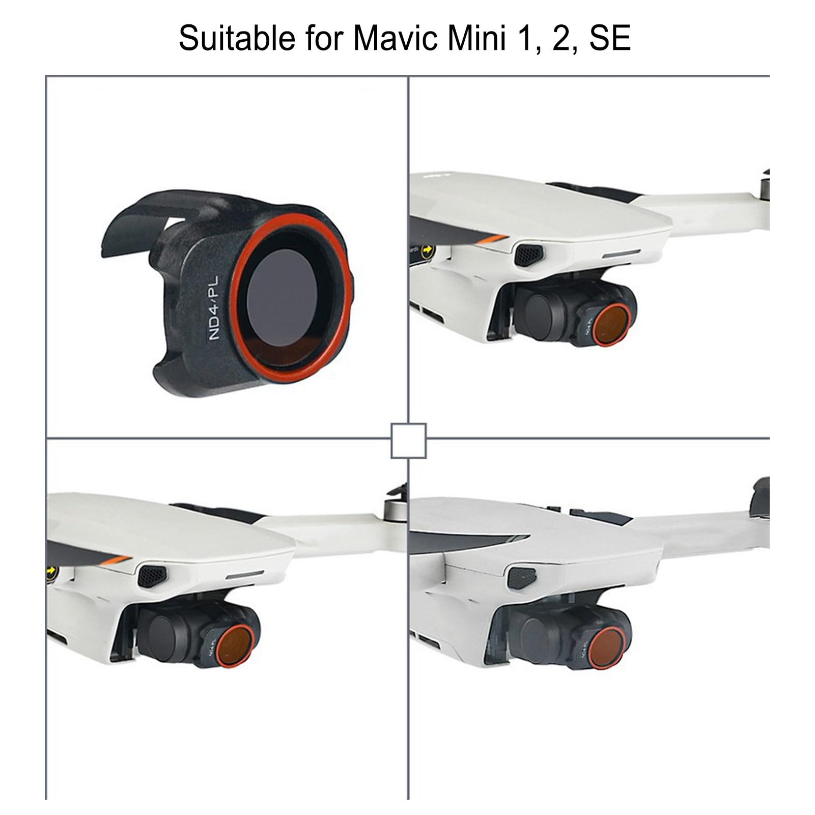 Set di Filtri CPL ND per 1 2 SE PC Drone in Vetro Ottico Filtro per Lenti a densità Neutra con Custodia Set di Filtri Versatile