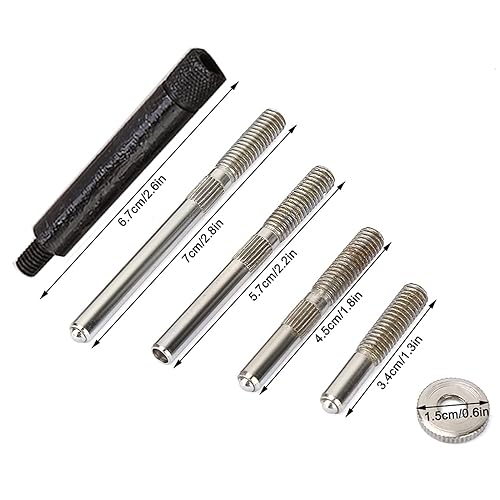 Miniatura 5 de Juego de taladro de dial, 1.969-6.299 in de diámetro indicador de cilindro de motor, precisión 0.01, escala de diámetro interior, con caja de