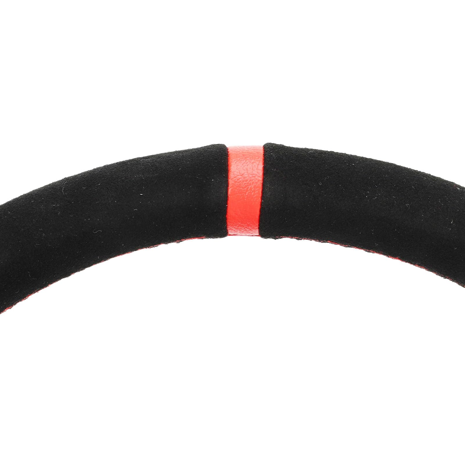 Volant Universel Type D - 325 Mm Plat Profond 6 Boulons, Cadre Noir en Cuir Sport, Remplacement de la Roue à la Dérive pour Voiture de Course