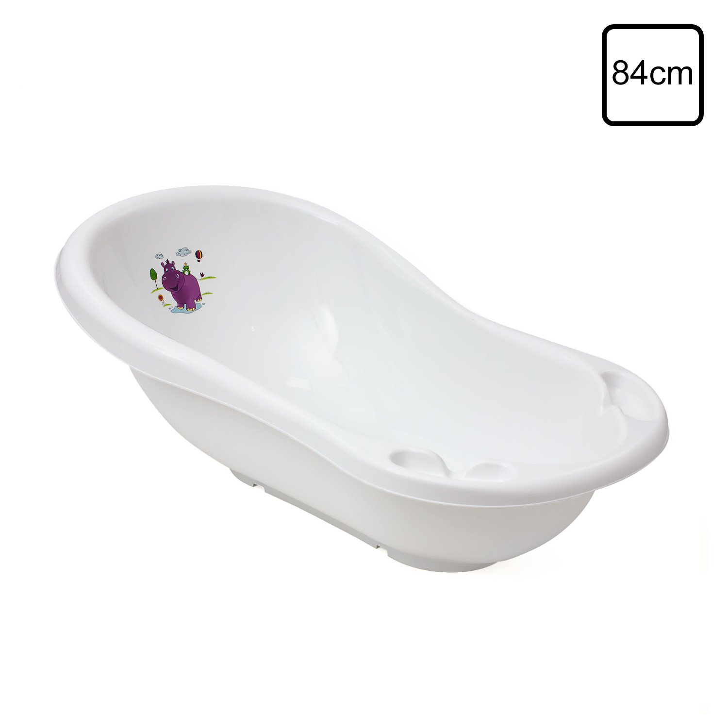 keeeper Hippo Wanienka ergonomiczna dla niemowląt, Od 0 do ok. 12 miesięcy, 84 cm, Wiktoria, Biała