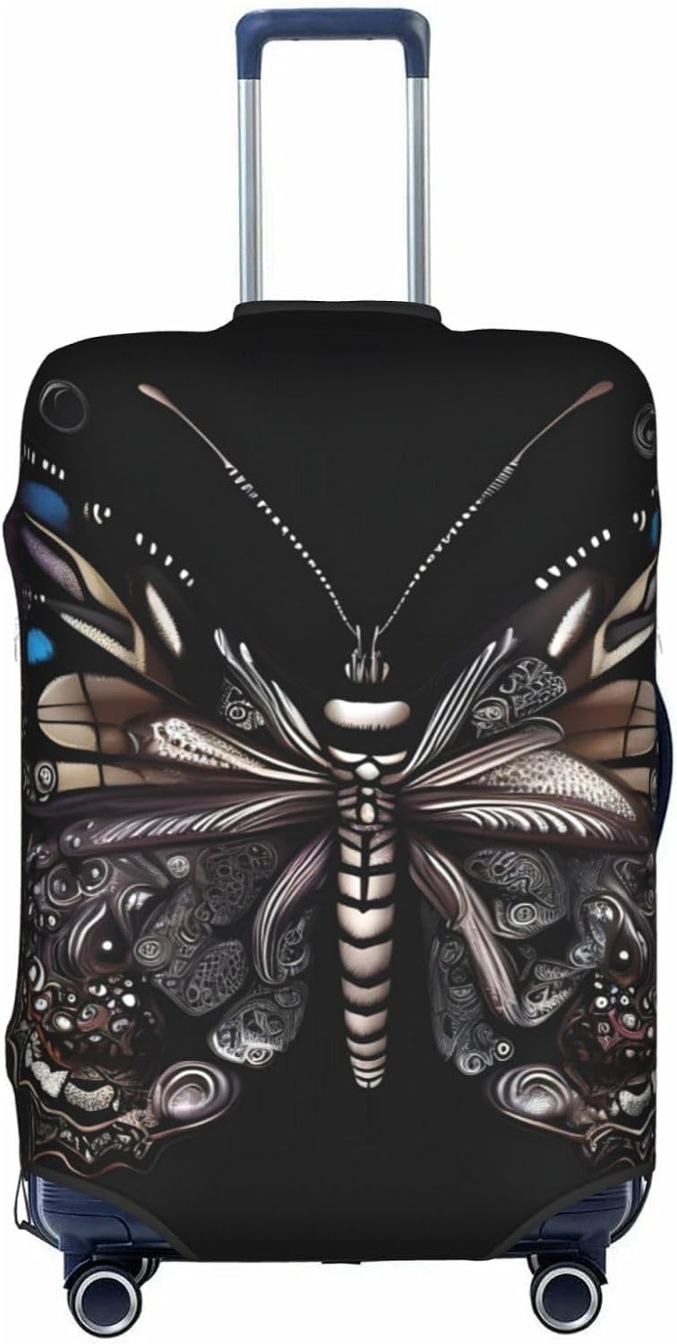 Science Butterfly Luggage Cover,* Trolley Suitcase Cover, Suitcase Protector Fits Large Luggage, Suitcase Protectors
