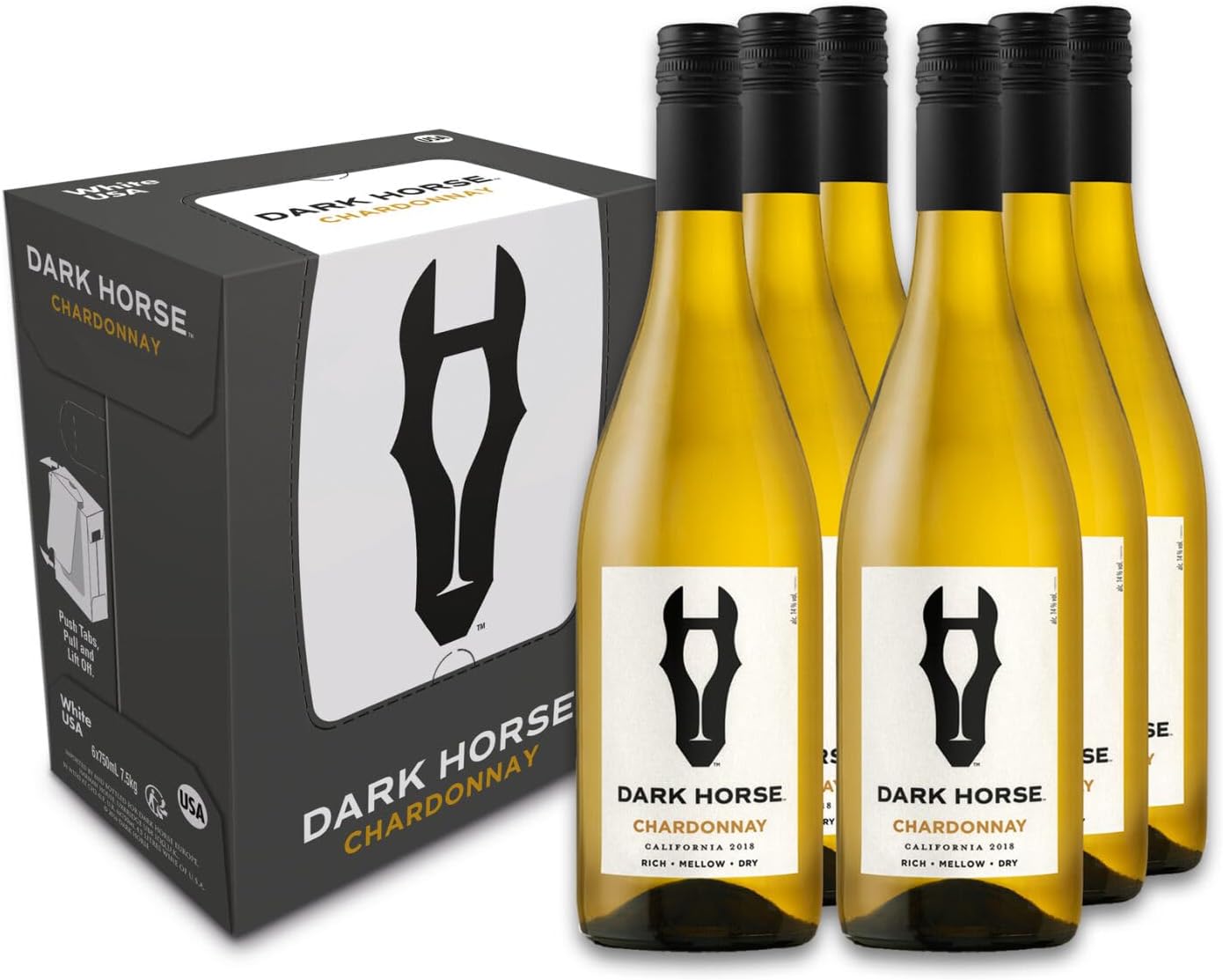 Chardonnay, Californian White Wine, 6 x 750ml bottles