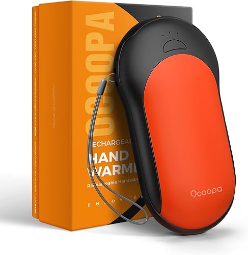 OCOOPA - Calentadores de manos de carga rápida, 10000 mAh, calentador de manos con PD y QC 3.0 recargable calentador de manos diseño superdeportivo,