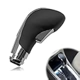 Automatic Gear Stick Shift Knob Compatible with 2012-2017 Buick Verano Car Gear Shift Knob Leather Car Stick Lever Gear Shifter Knob Cover Head Handle Lever(Black)
