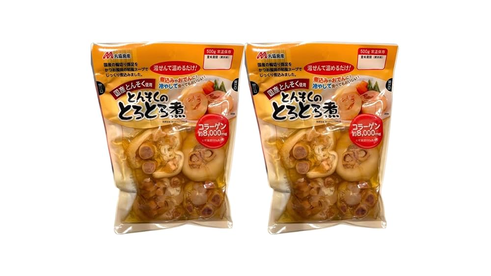丸協食産夢工房　国産とんそく使用「とんそくのとろとろ煮」500g × 10袋 Amazon.co.jp: 丸協食産とんそくのとろとろ煮500g1袋 : ドラッグ