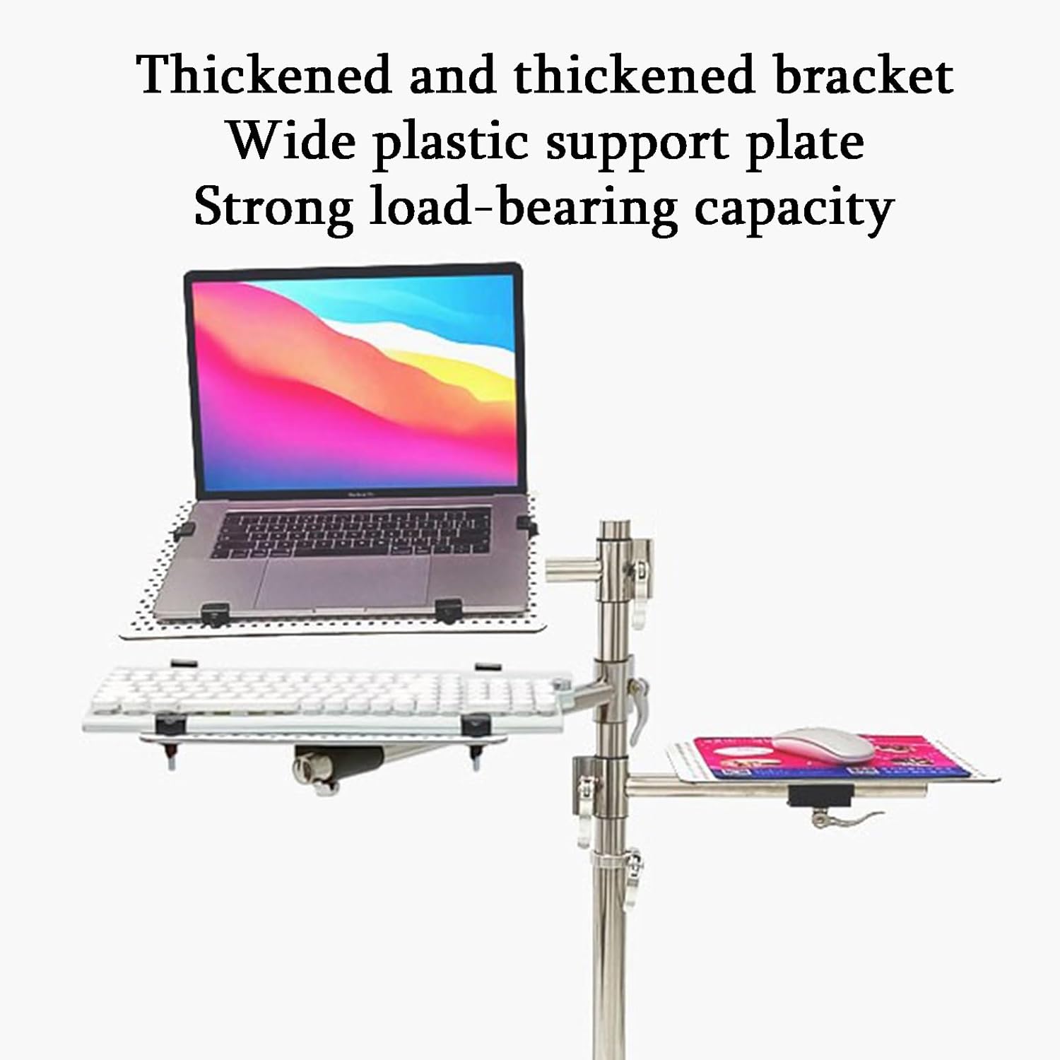 Laptop Floor Stand,Portable Vertical Placement Table,Aluminum Alloy Adjustable Bracket,for Home Outdoor Office,Strong Load