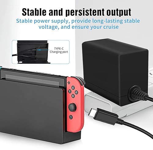 Miniatura 4 de Cargador de interruptor para interruptor NS interruptor OLEDSwitch Lite 15 V26 A fuente de alimentación rápida de 5 V 15 A para interruptor