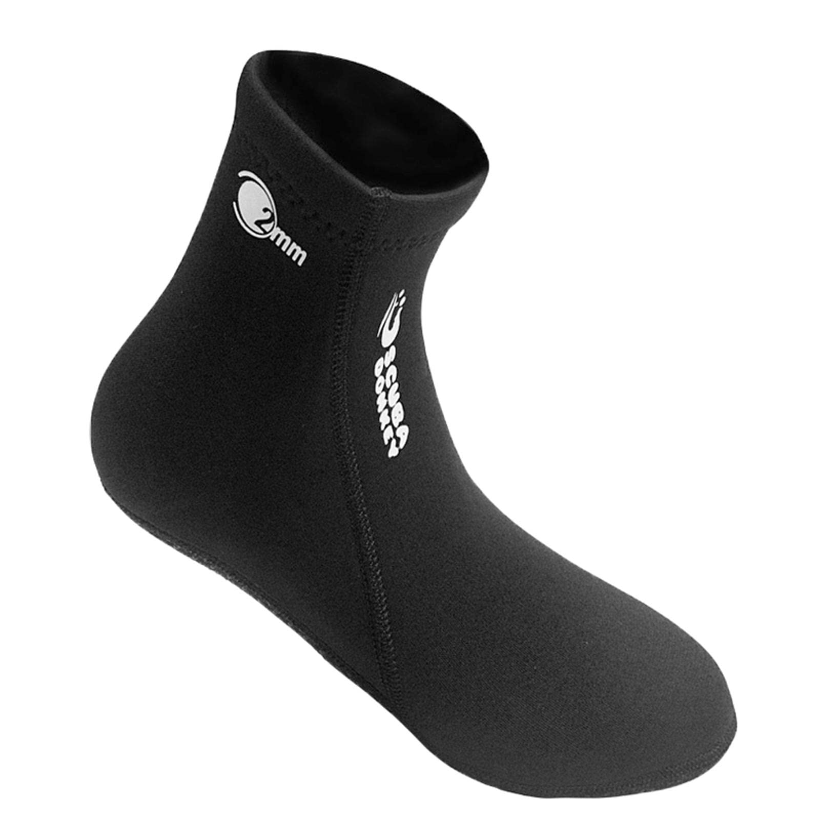 Neoprensocken, Tauchsocken, Wasserflossen, für Erwachsene, Surfen, Schnorcheln, Wandern, Größe S, Schwarz