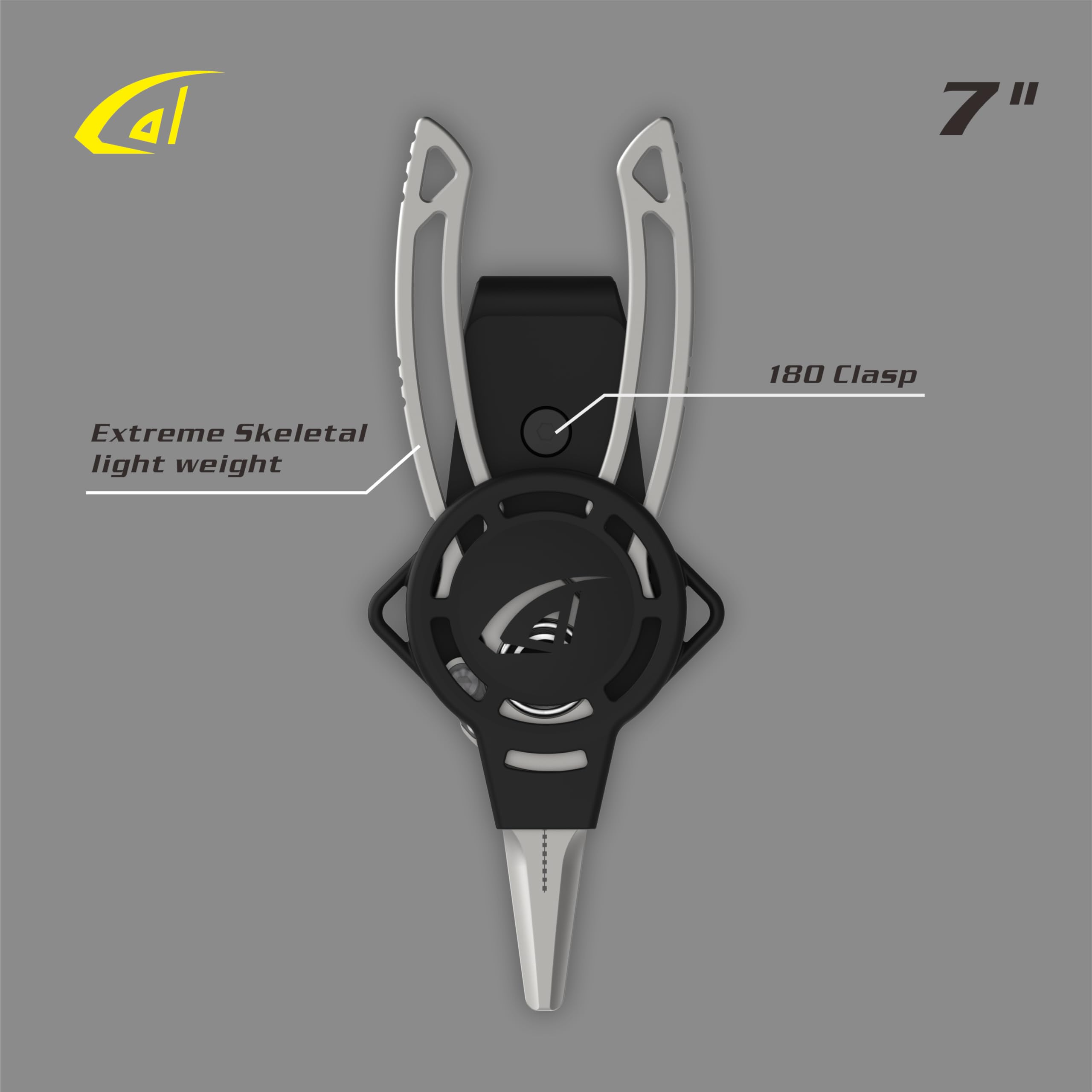 danco Titan-Doppelschneider, Angelzange mit Scheide und Umhängeband, 17,8 cm | 17,8 cm Titan-Doppelschneider, Angelzange, Wolframkarbid-Mittelschneider, Titan-Kobalt-Seitenschneider, Mantel, Schlüsselband