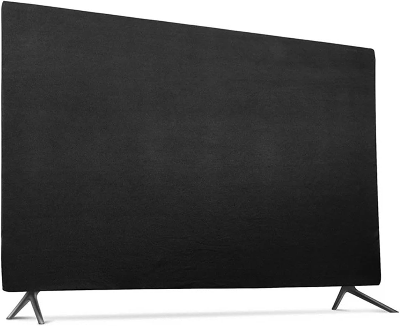 Computer Monitor Soft Elastic Fabric Dust Cover, TV Scratch Resistant, Splash Proof Protector Case, Lcd Tv, 43 ", 49", 55"(Black,49inch)