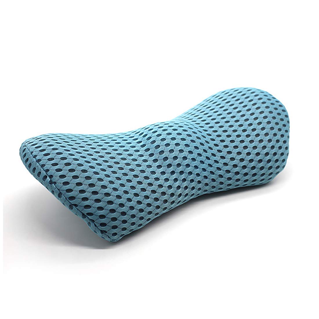 SAPUMemory Foam Lumbar Support Back Cushion with 4D Mesh Cover Balanced Firmness Designed for Lower Back Pain Relief- Ideal Back Pillow for Computer/Office Chair, Car Seat, Recliner Black