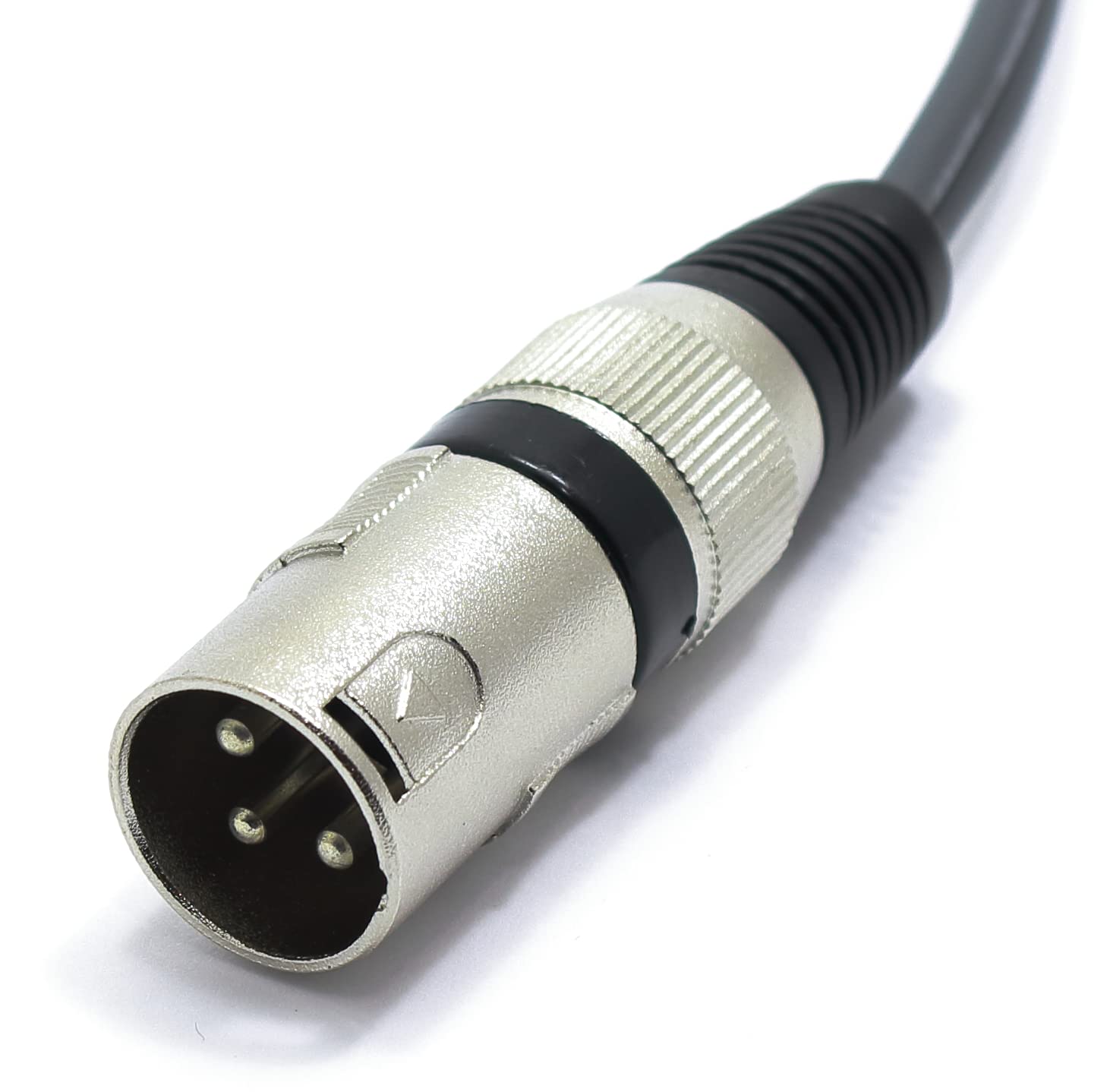 XLR Macho a 2x RCA 5m Adaptador XLR de 3 Pines a Doblo RCA conectores estéreo Divisor de Audio 3-pin Cable de Micrófono