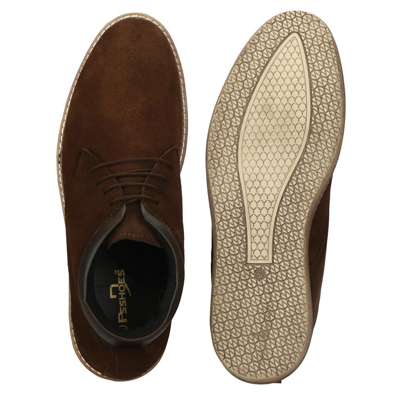 Image of Suede Leather Low Ankle Boot Lace Up for Men