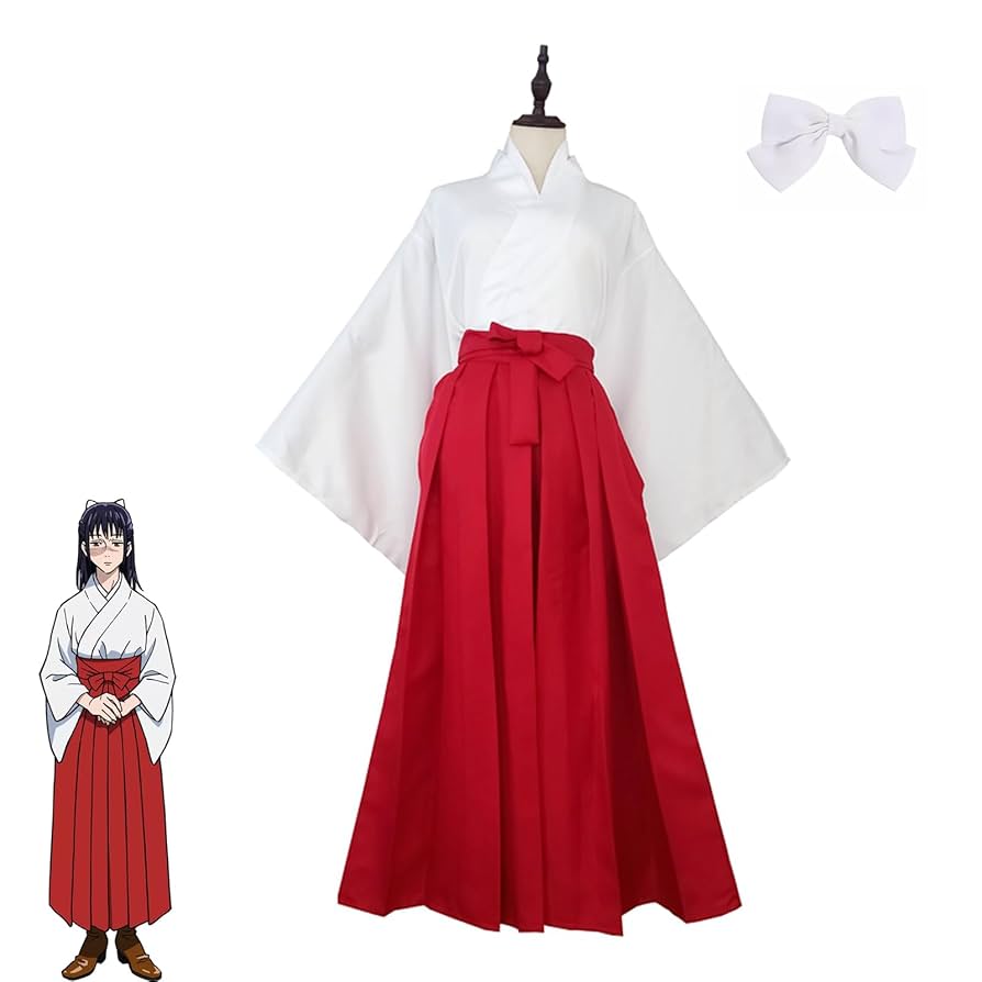呪術廻戦 庵歌姫 セット Amazon.co.jp: [CHIASA] 呪術廻戦 庵歌姫 コスプレ 衣装 巫女服