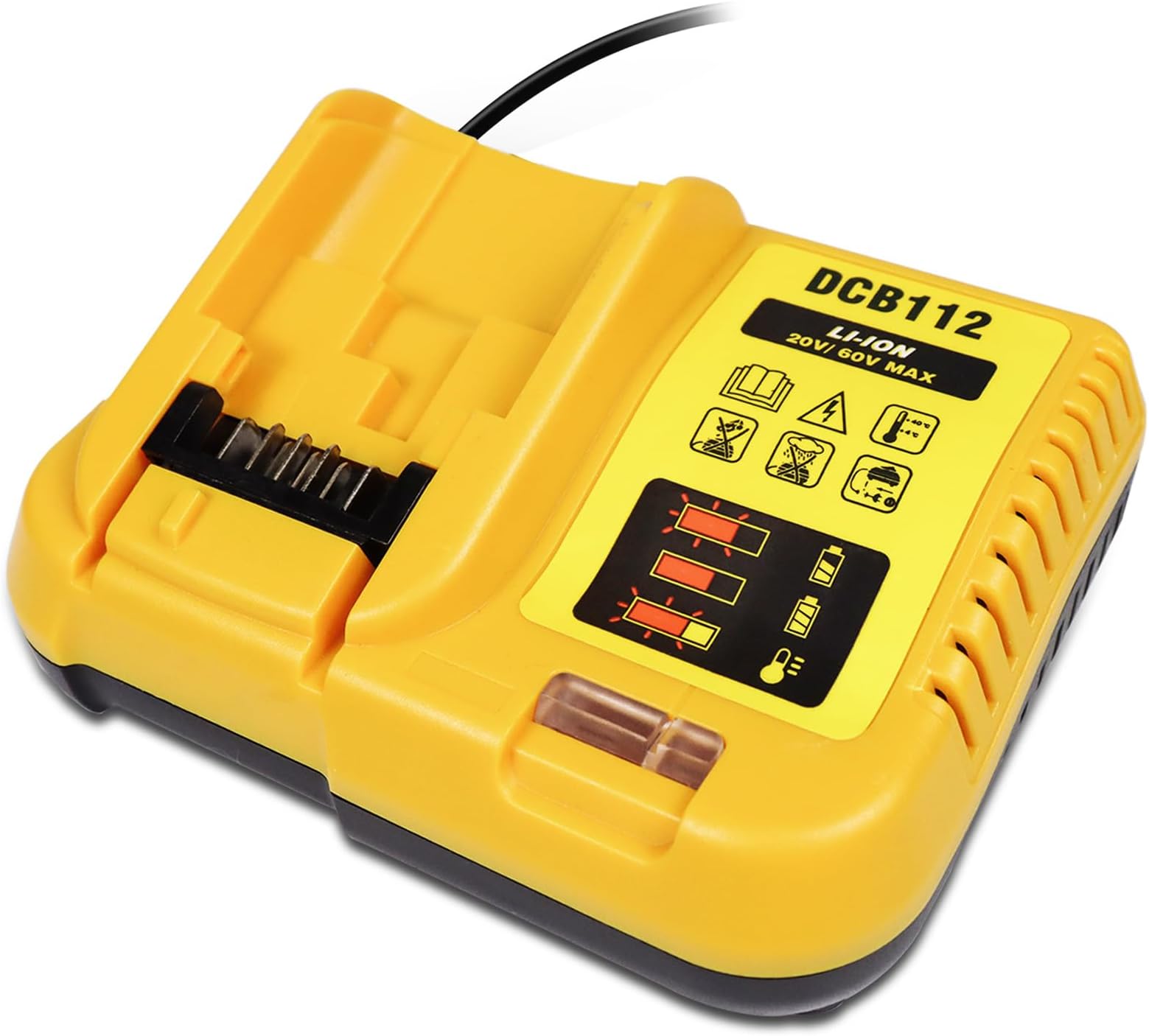 Dewalt Battery 20v Powilling 4-Ports Fast Charger For Dewalt 12V