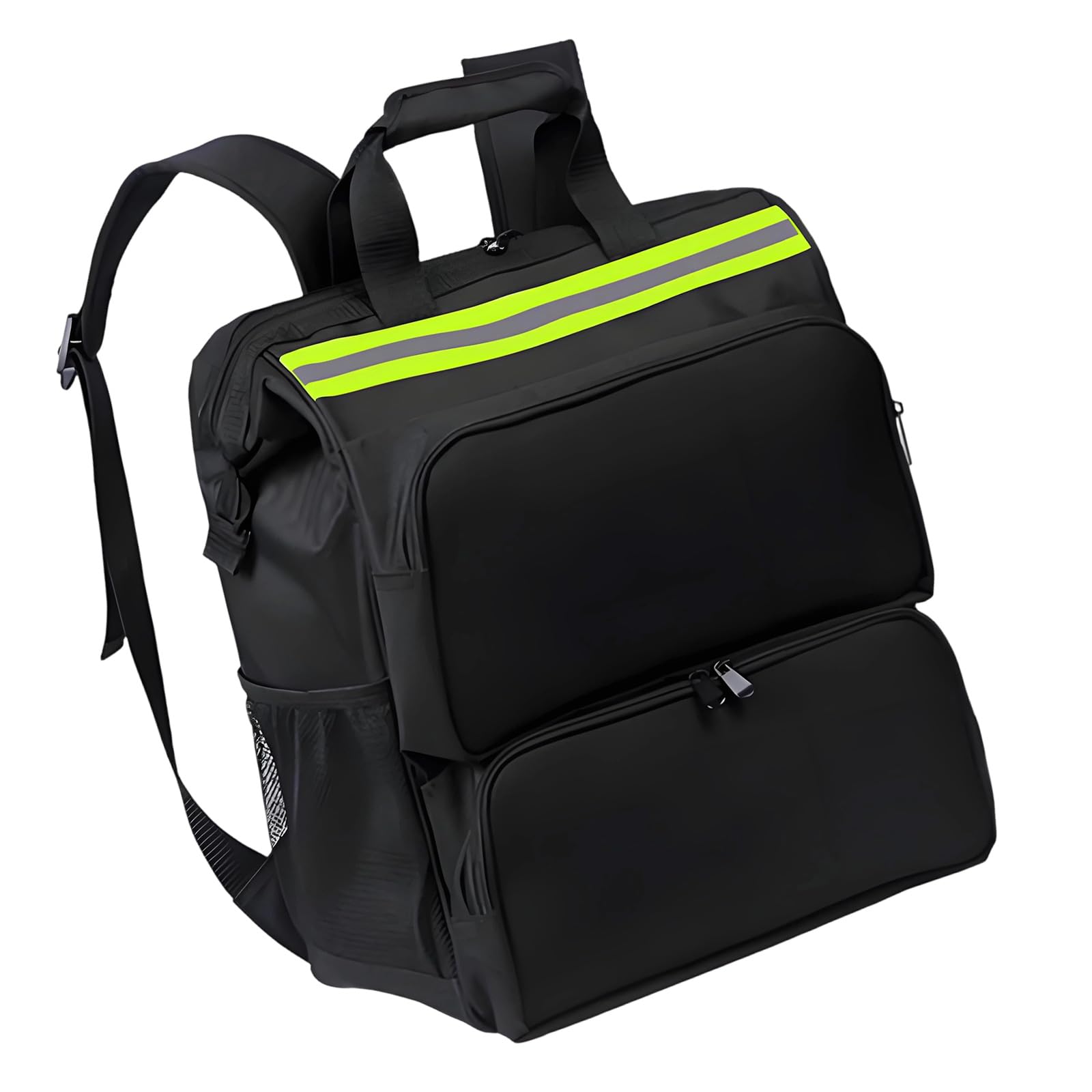 Ergonomic Tool Carriers Backpack Tool Bag Waterproof Canvas Fabric Shoulder Bag for Electrician, Plumber Backpack