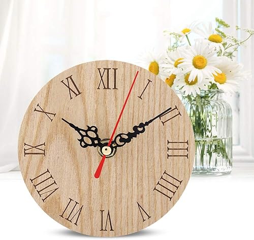 Miniatura 2 de Reloj de pared de madera, reloj clásico retro decorativo, reloj de pared analógico, pasillo, reloj de pared colgante al aire libre para oficina,
