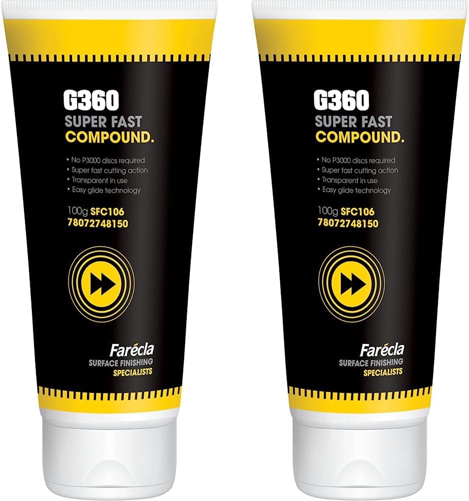 Farecla G360 Super Fast Compound 100g Tube (Pack of 2)