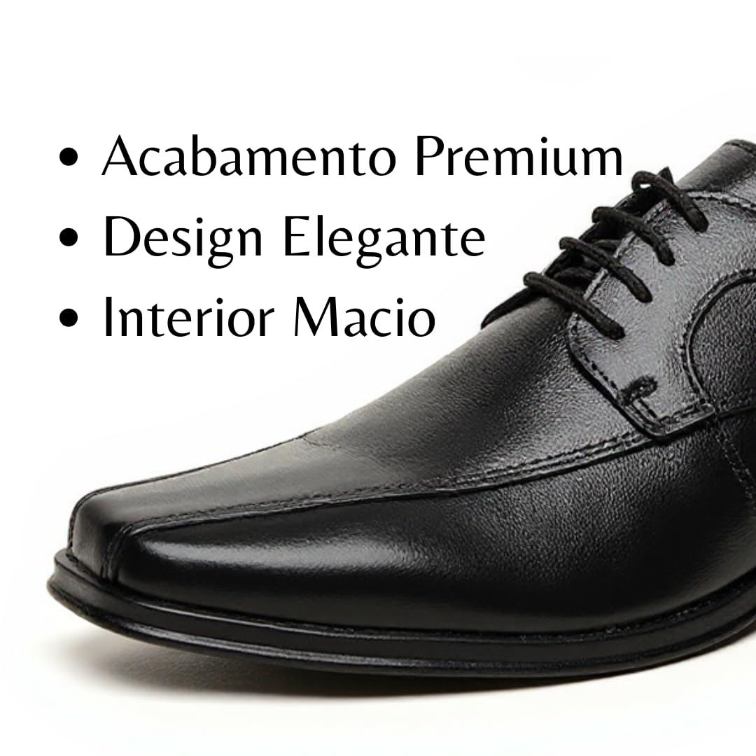 Sapato Social Masculino Derby em Couro Sintético – Conforto Anti-Stress, Bico Quadrado, Sola Borracha, Elegante Preto ou Marrom 37-44 – BR911 em promoção! Veja a oferta e mais achadinhos de Sapatos 4 Hoje é o melhor dia para comprar Sapato Social Masculino Derby em Couro Sintético – Conforto Anti-Stress, Bico Quadrado, Sola Borracha, Elegante Preto ou Marrom 37-44 – BR911 com aquele preço maroto! Promoção! Aproveite a oferta! 4