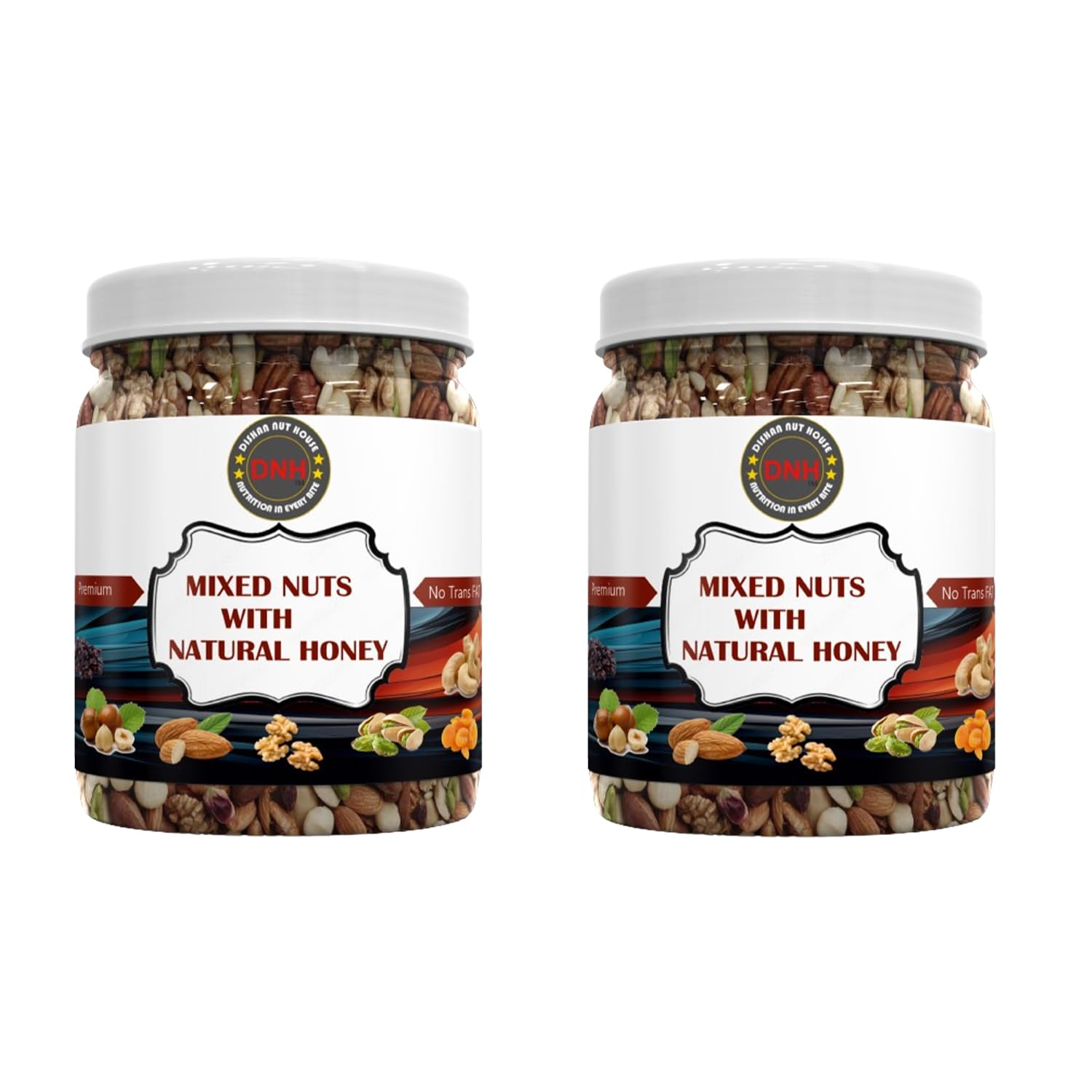DNH Dishan Nut House Mixed Dry Fruits Panchmeva|Trail Mix|Premium Dry Fruits Mix With Cashews,Almonds,Raisins Etc|Healthy Snacks|Festive Snacking (200 Gram) (Pack Of 2)