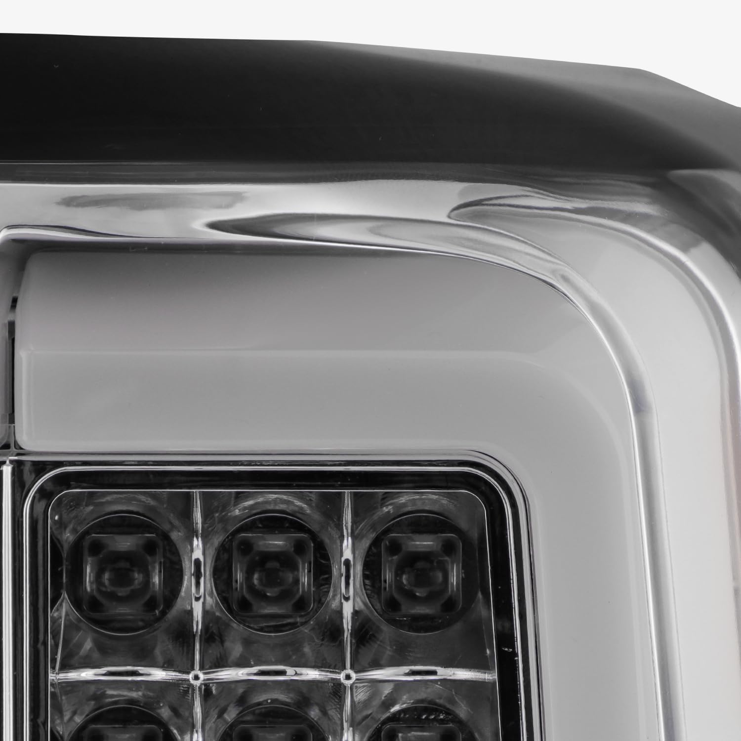 AKKON - Fits 2019-2022 Chevy Silverado 1500 | 2021 2500HD/3500HD New [Halogen Type] Chrome Tail Light Brake Lamp Pair Left+Right