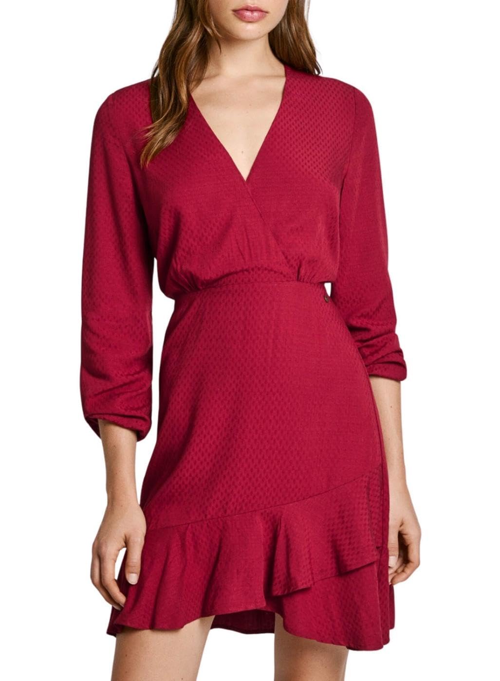 Pepe Jeans Women's Kendall, Dress, Red, M