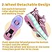 Imagen de Zapatillas con Ruedas niña y niños Zapatillas con Luces Zapatillas Patines con USB Automática Calzado de Skateboarding Zapatillas Patines Regalos creativos de Vacaciones para niños