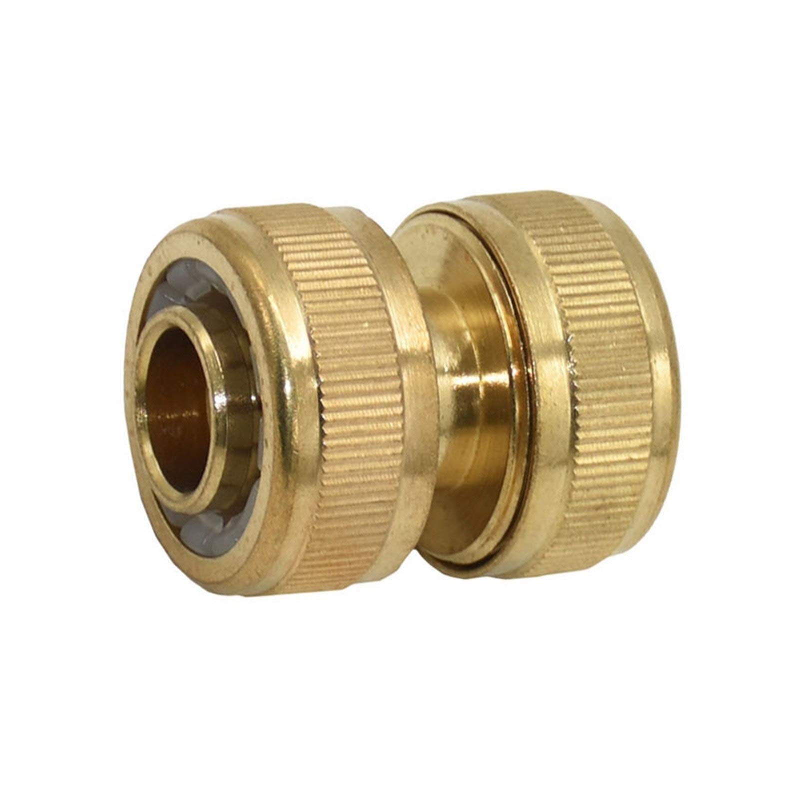 Adattatore per connettori da giardino Ottone 3/4 "Garden Hose Repair Giunto 20mm Tubo flessibile Connettore rapido Rame 2 Way Tubo flessibile Riparazione Giardino Adattatore for irrigazione da giardin