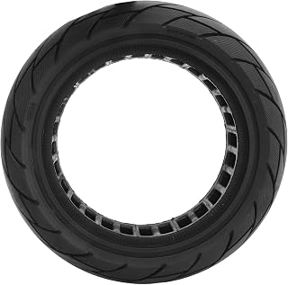 Pneu de borracha para scooter elétrico, material elástico 25 x 2,5 polegadas scooter elétrico pneu sólido leve à prova de explosão durável para Ninebot G30