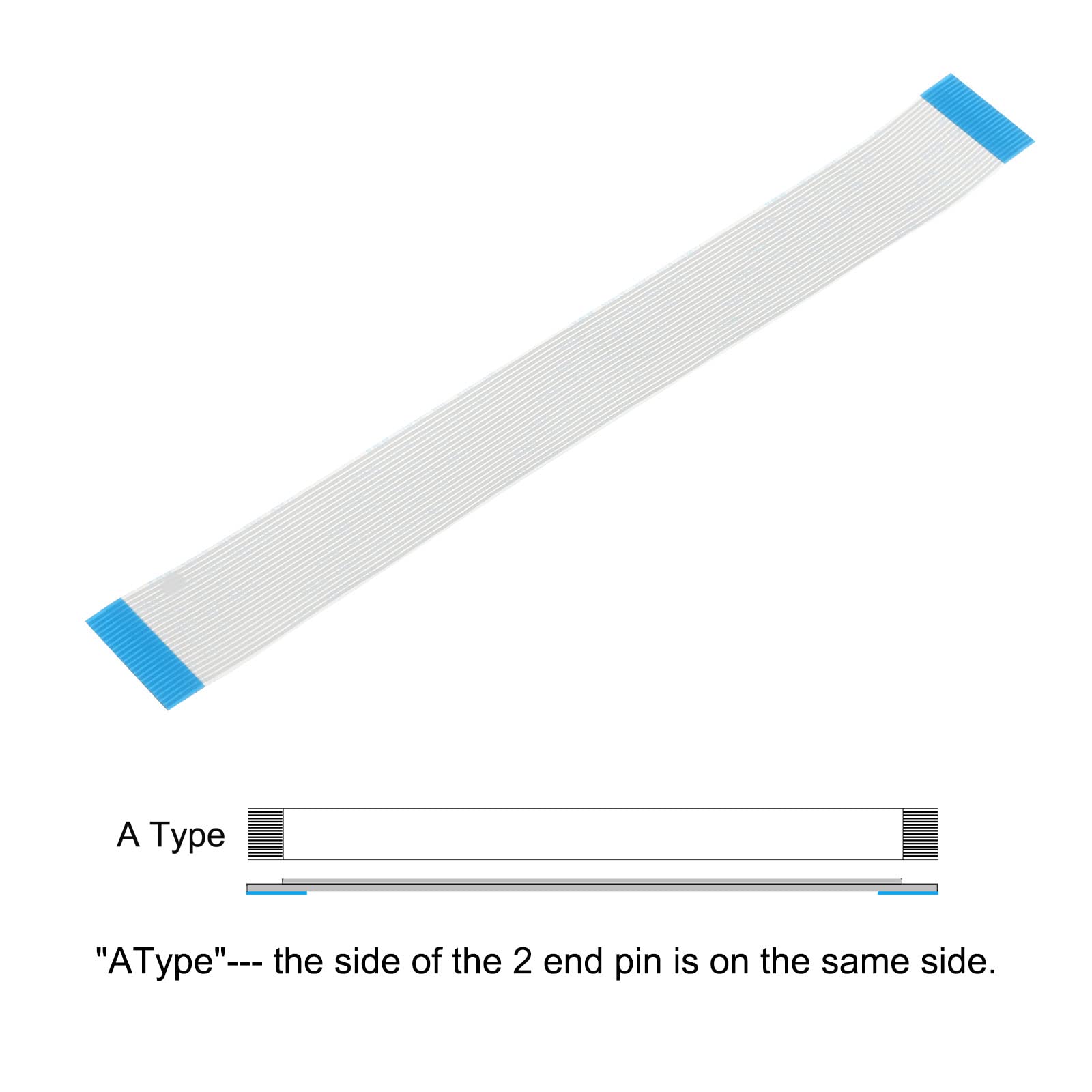 Amazon.co.jp: uxcell フレキシブルフラットケーブル 延長リボン
