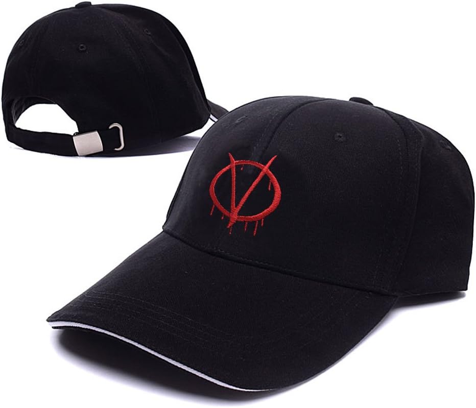HAIHONG V for Vendetta Logo Adjustable Baseball Caps Snapback Embroidery Hats