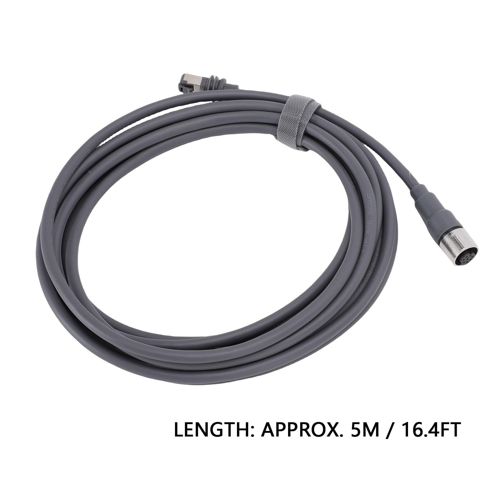 Generic Câble Satellite Rectangulaire, 5 M (16,4 pi), 23 AWG, étanche, Connexion Stable, Installation Facile, Compatible avec Plusieurs Routeurs et Antennes Paraboliques de 3e