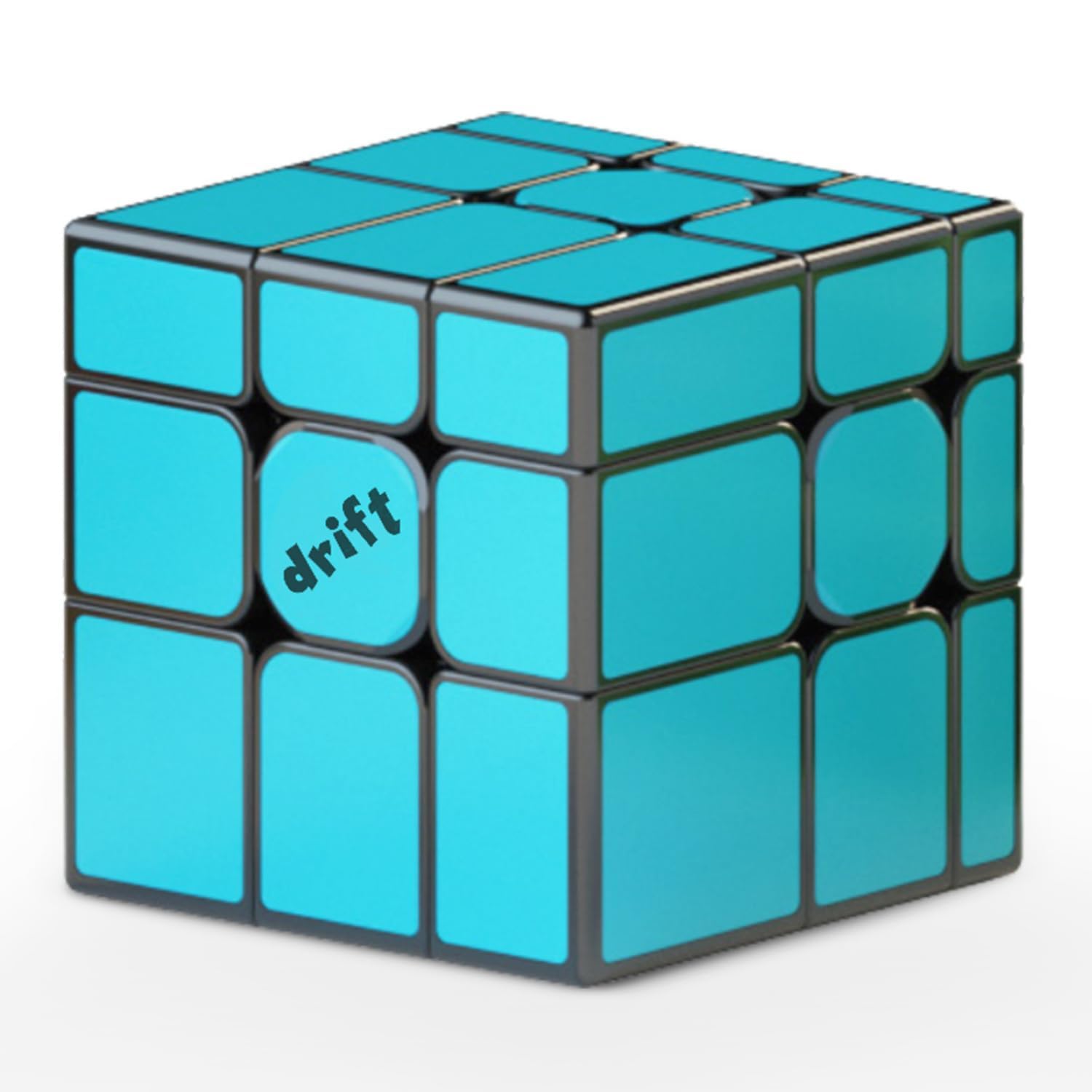 Cubelelo Drift 3x3 Mirror Blue (Magnetic) (Tiled) Speedcube | Premium New Version Shape-Shifting Puzzle with Stunning Looks, Buttery Smooth Turns & Durability | Ideal for Kids Boys Girls Ages 6 & up-image-8