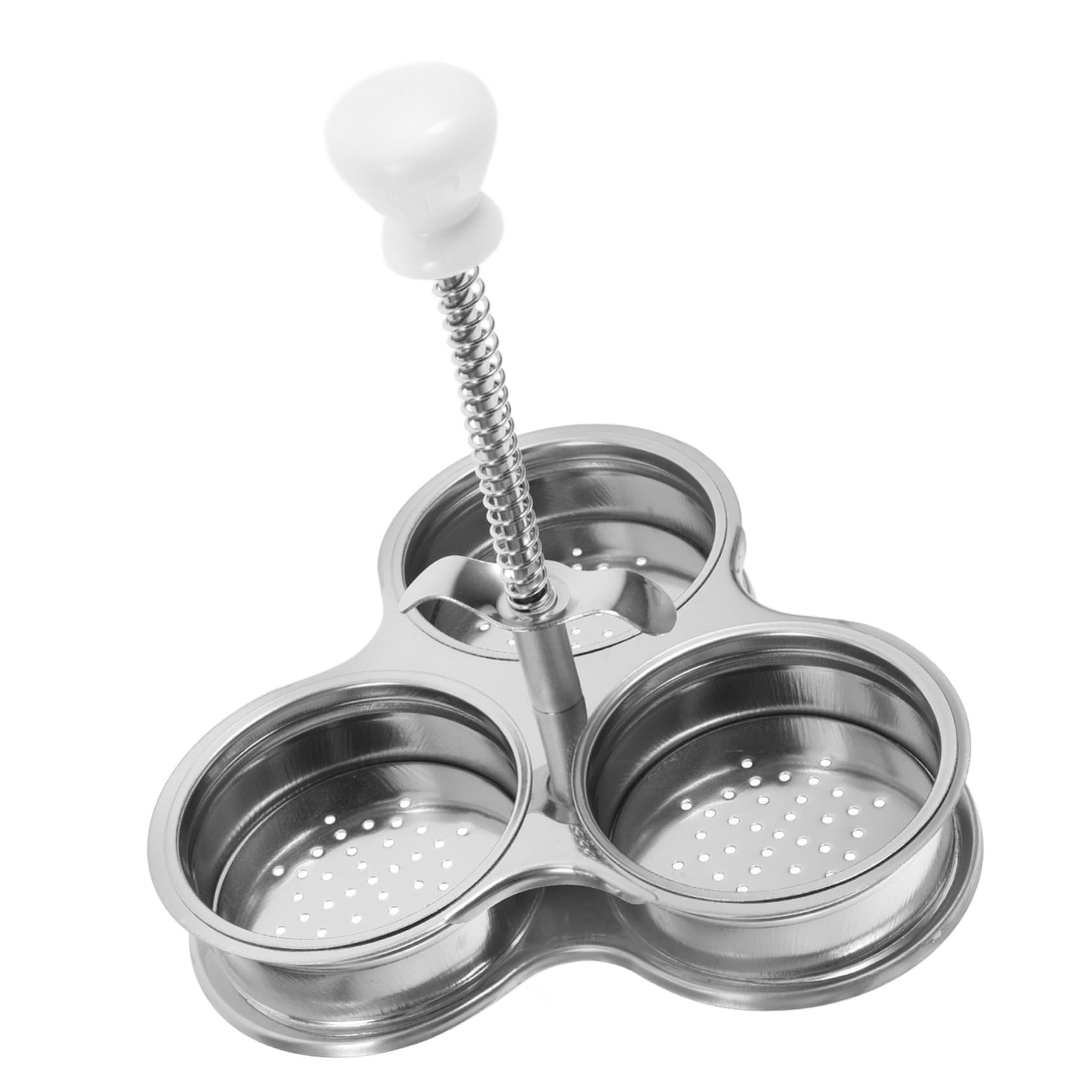 OUNONA Egg Maker Machine Cooker Poached Egg Boiler Stainless Steel Egg Molds for Brunch